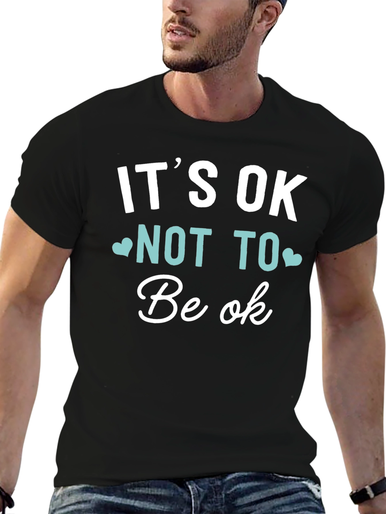 Its OK Not To Be OK T-Shirt Black