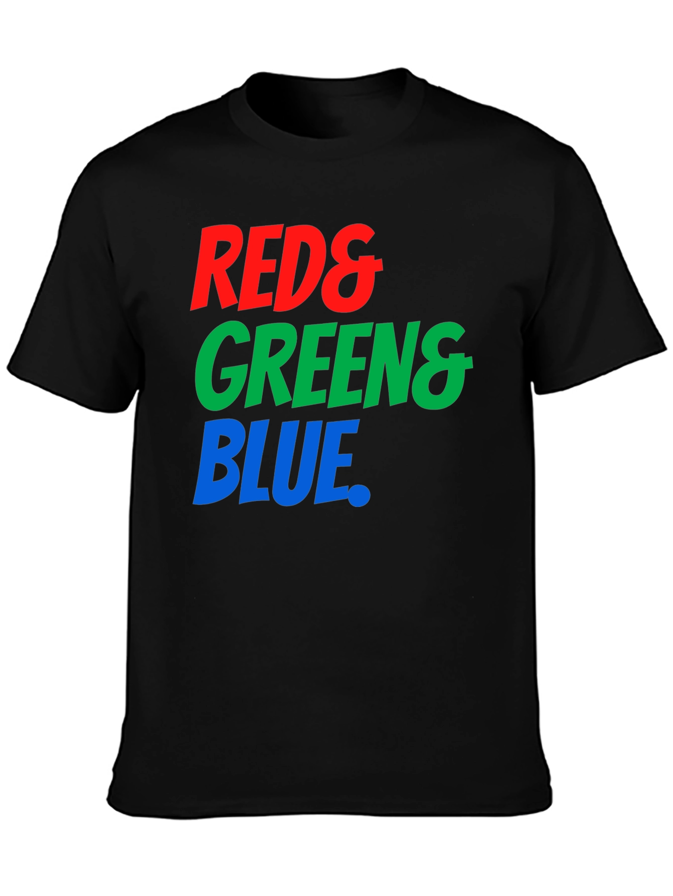 Red Green and Blue Graphic Tee