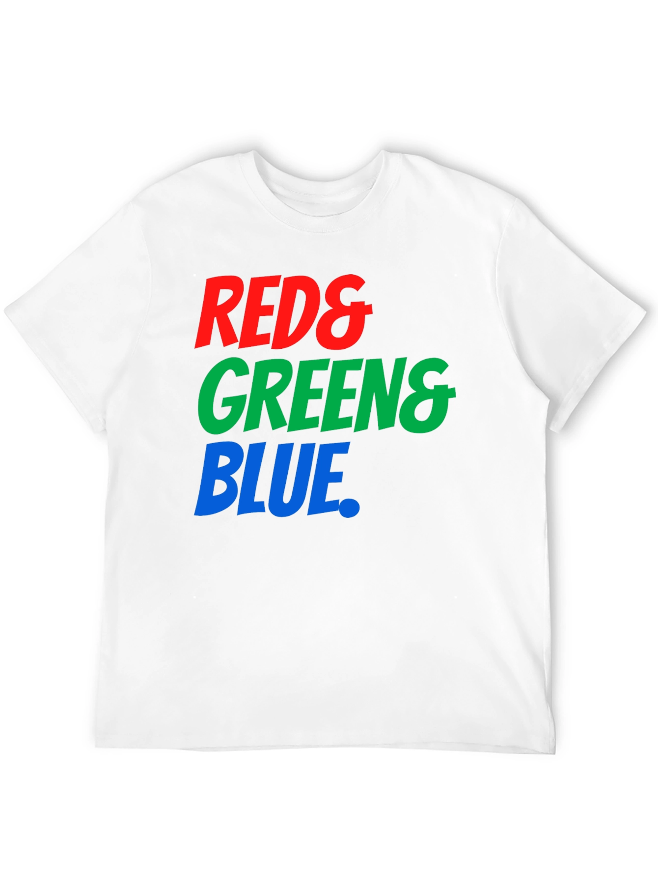 Red Green and Blue Graphic Tee