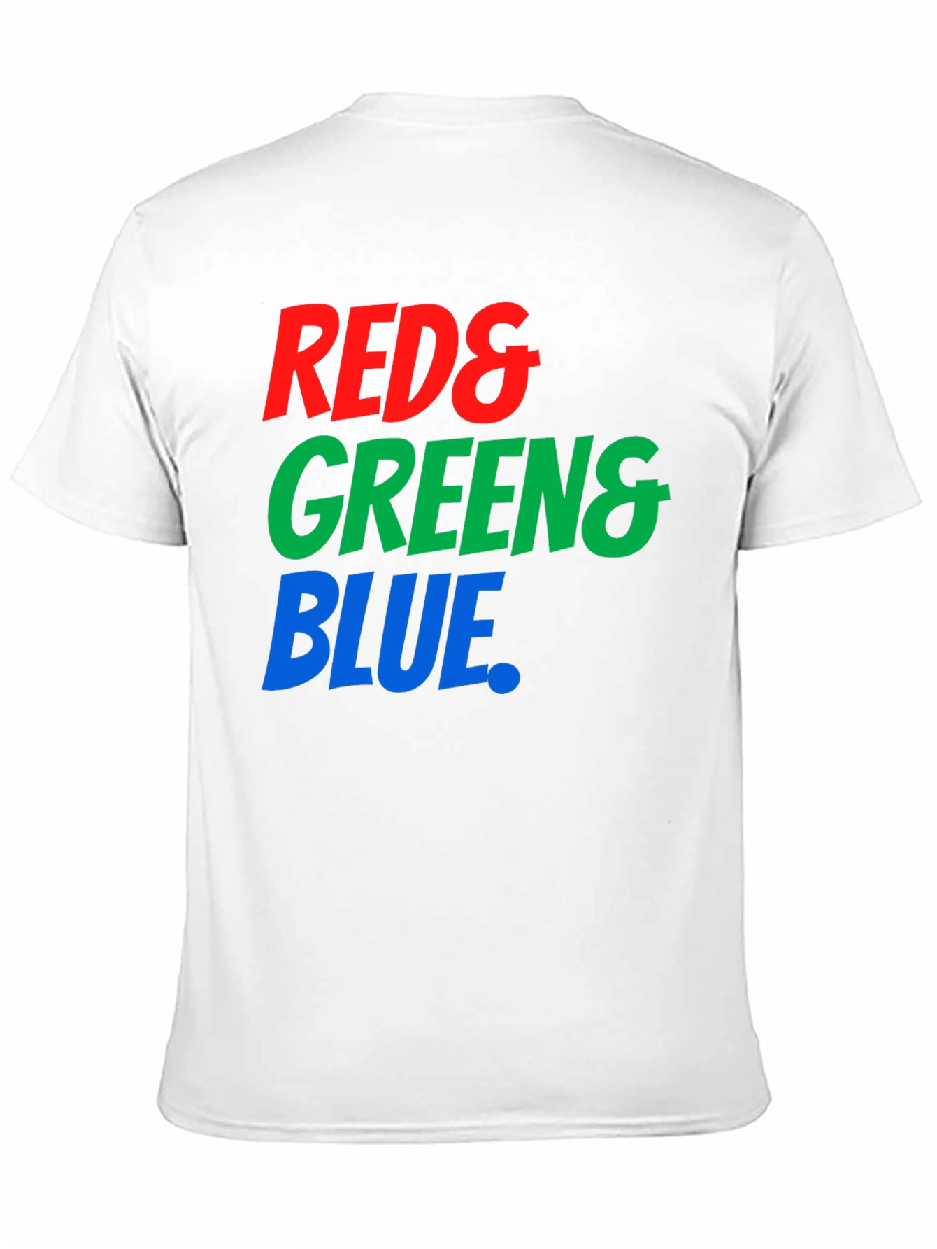 Red Green and Blue Graphic Tee