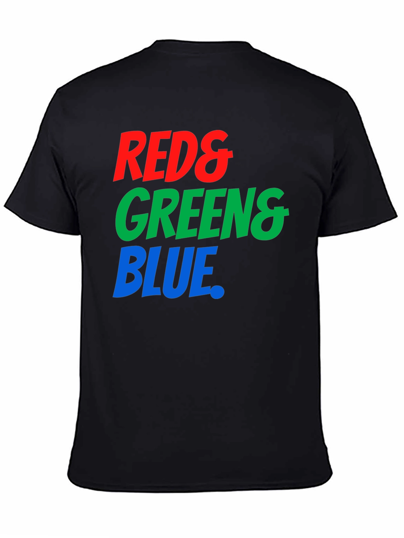 Red Green and Blue Graphic Tee