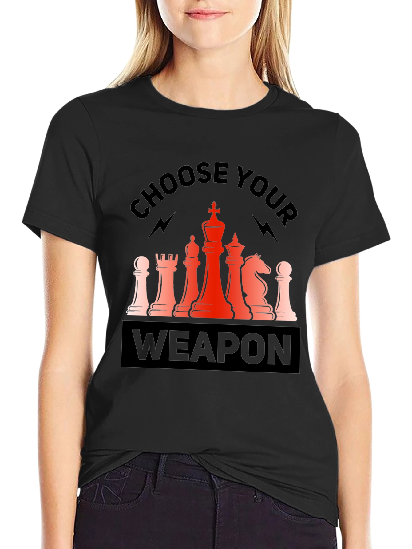 Choose Your Weapon Chess T-Shirt - Strategy Tee