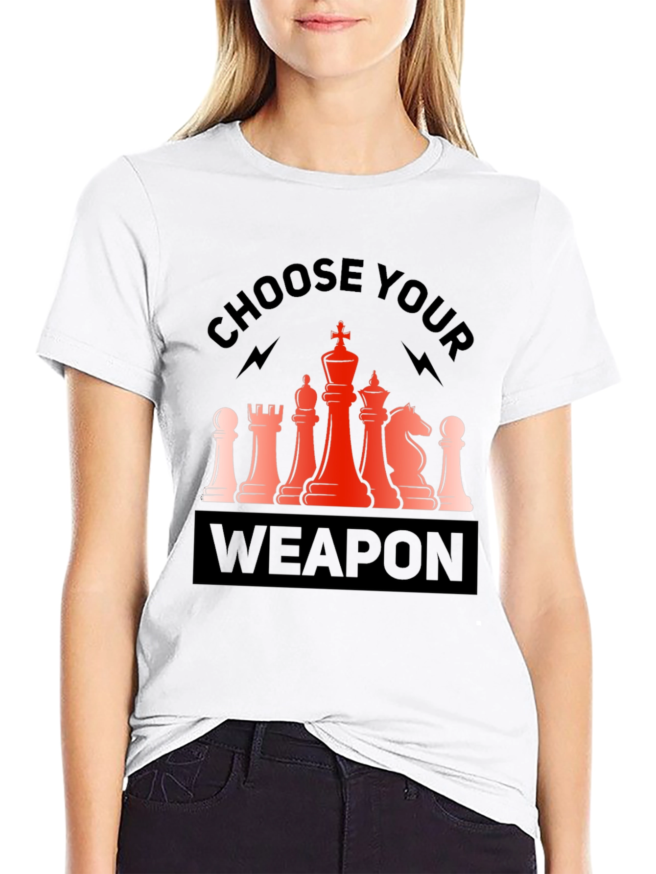 Choose Your Weapon Chess T-Shirt - Strategy Tee