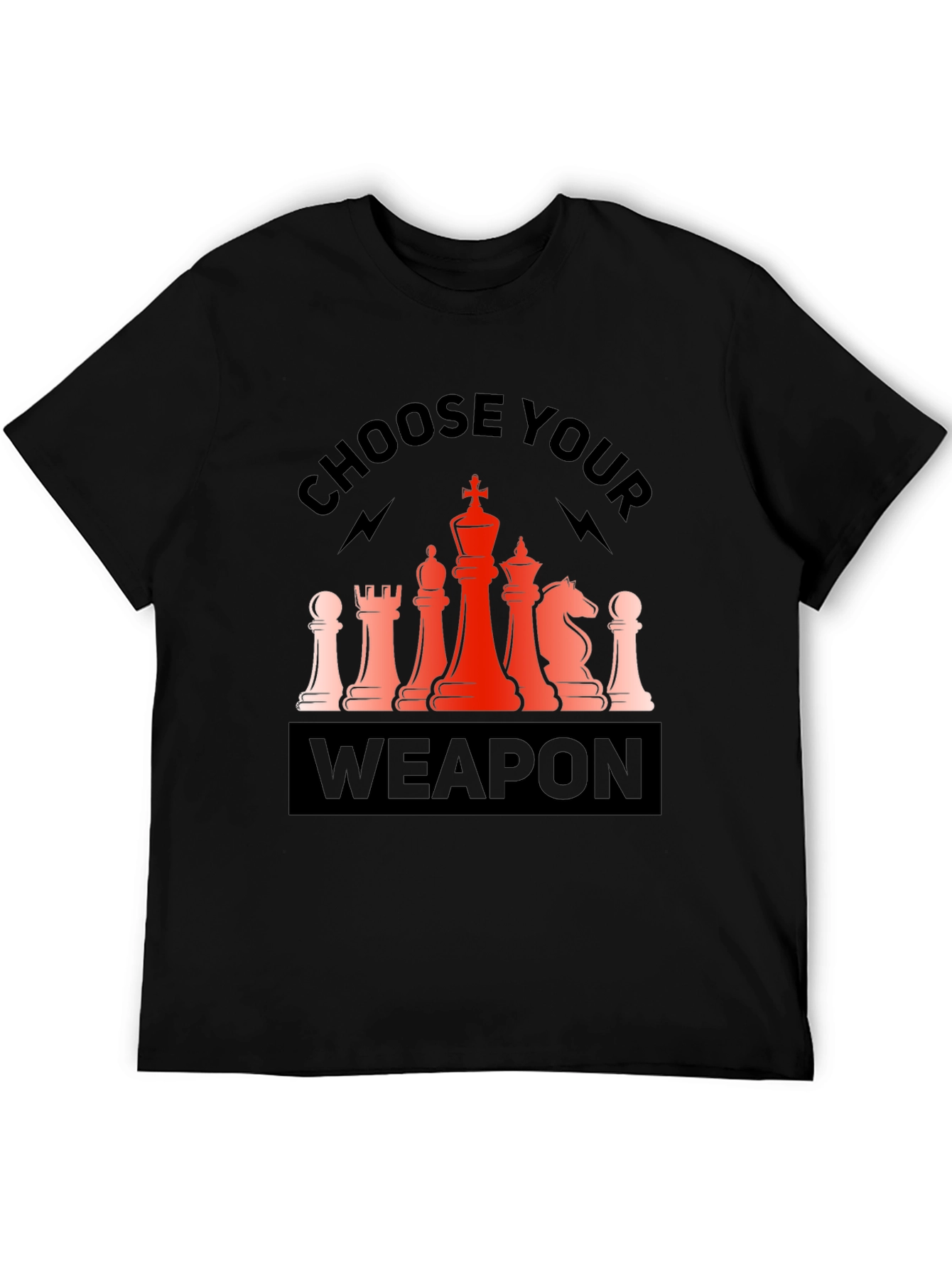 Choose Your Weapon Chess T-Shirt - Strategy Tee