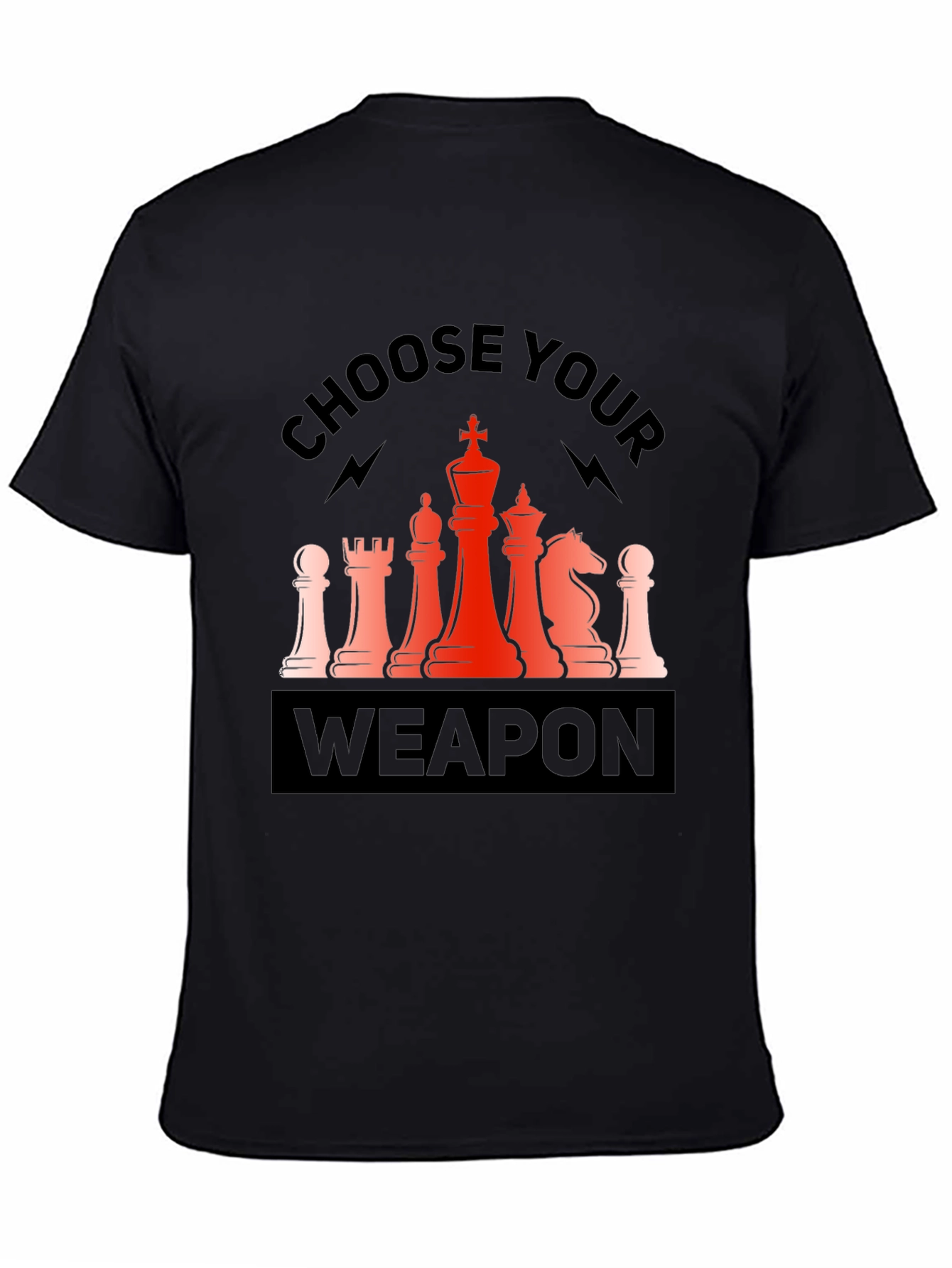 Choose Your Weapon Chess T-Shirt - Strategy Tee