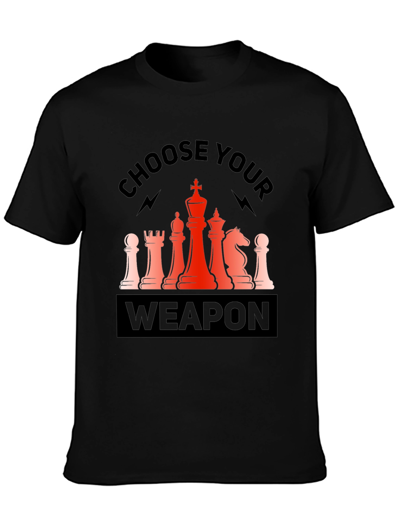 Choose Your Weapon Chess T-Shirt - Strategy Tee