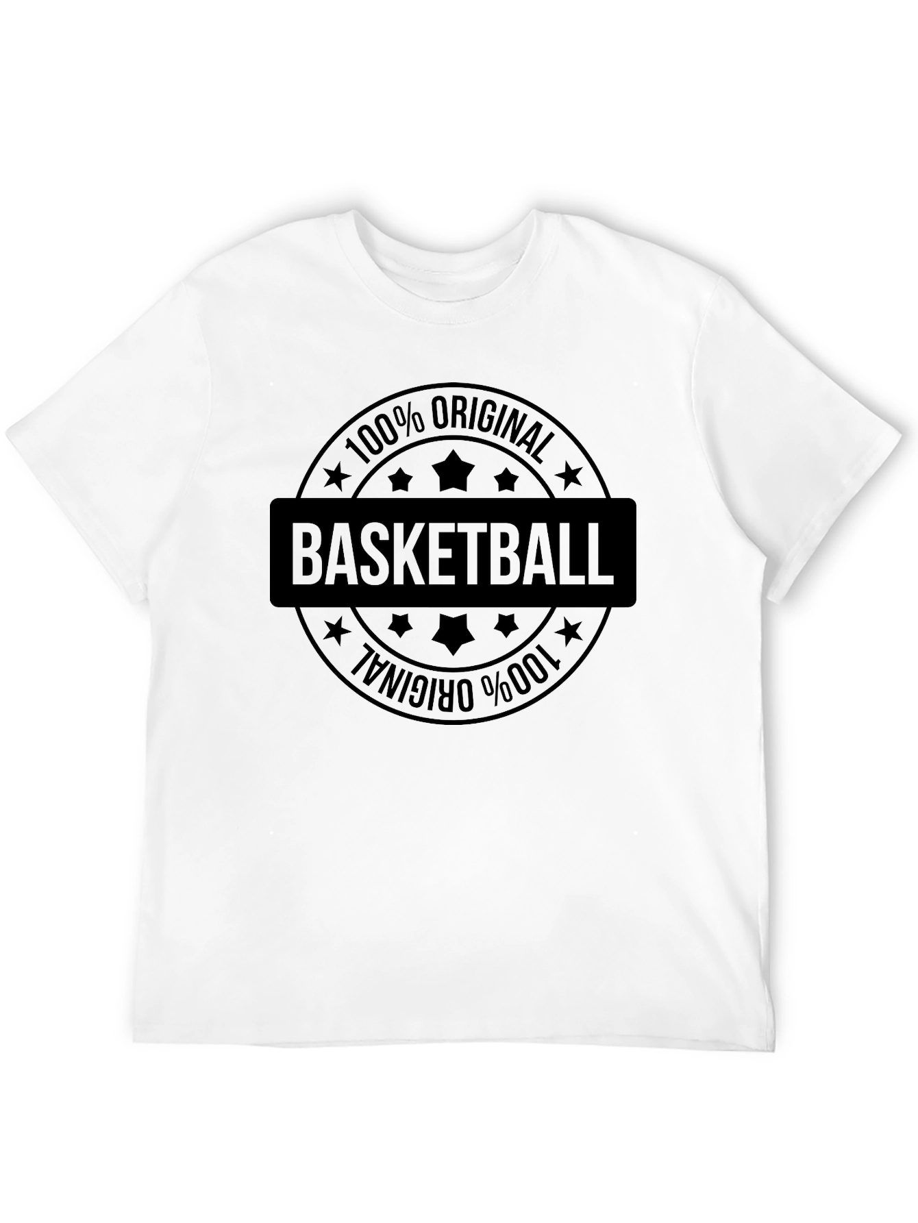 Basketball 100% Original Black Graphic Tee