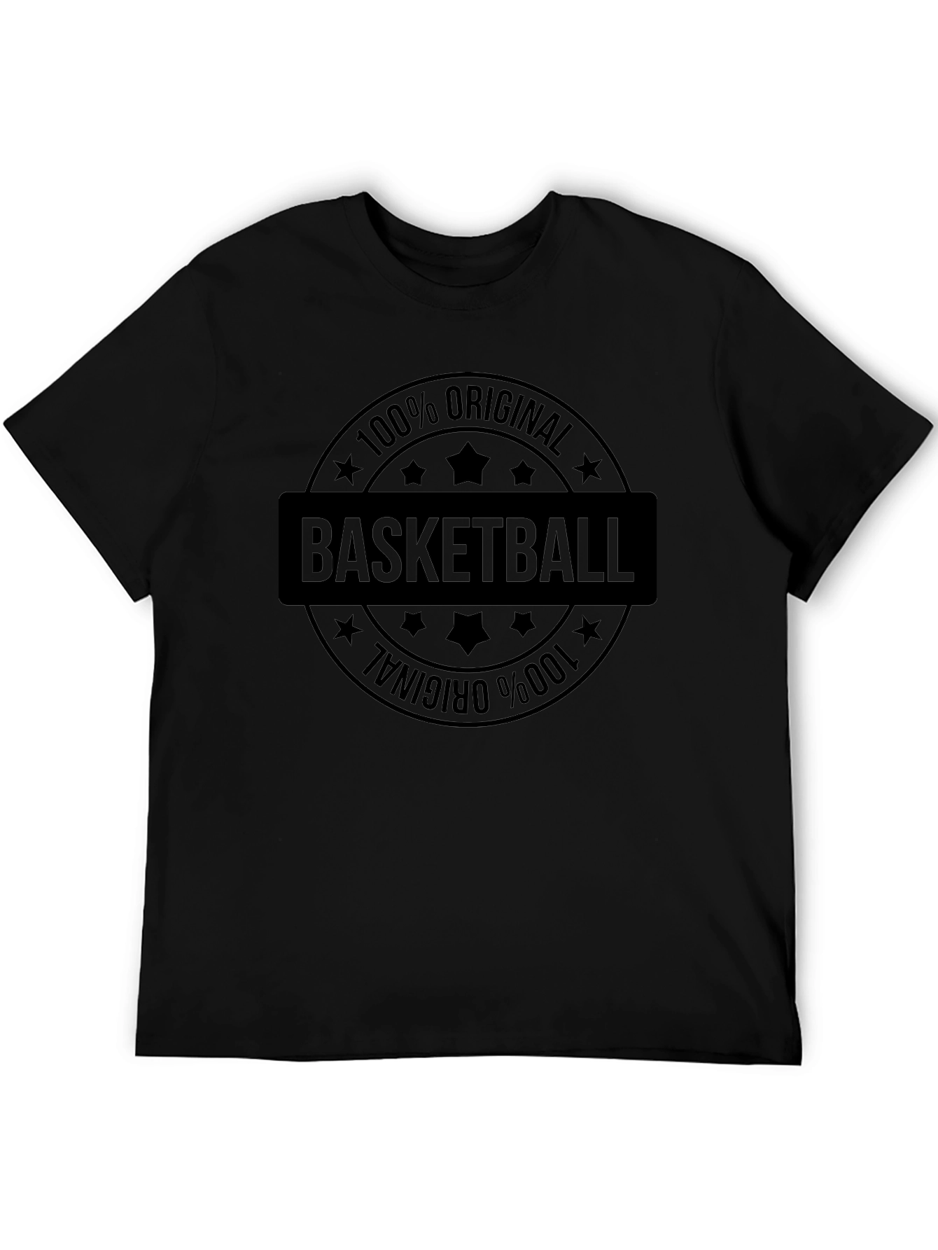 Basketball 100% Original Black Graphic Tee