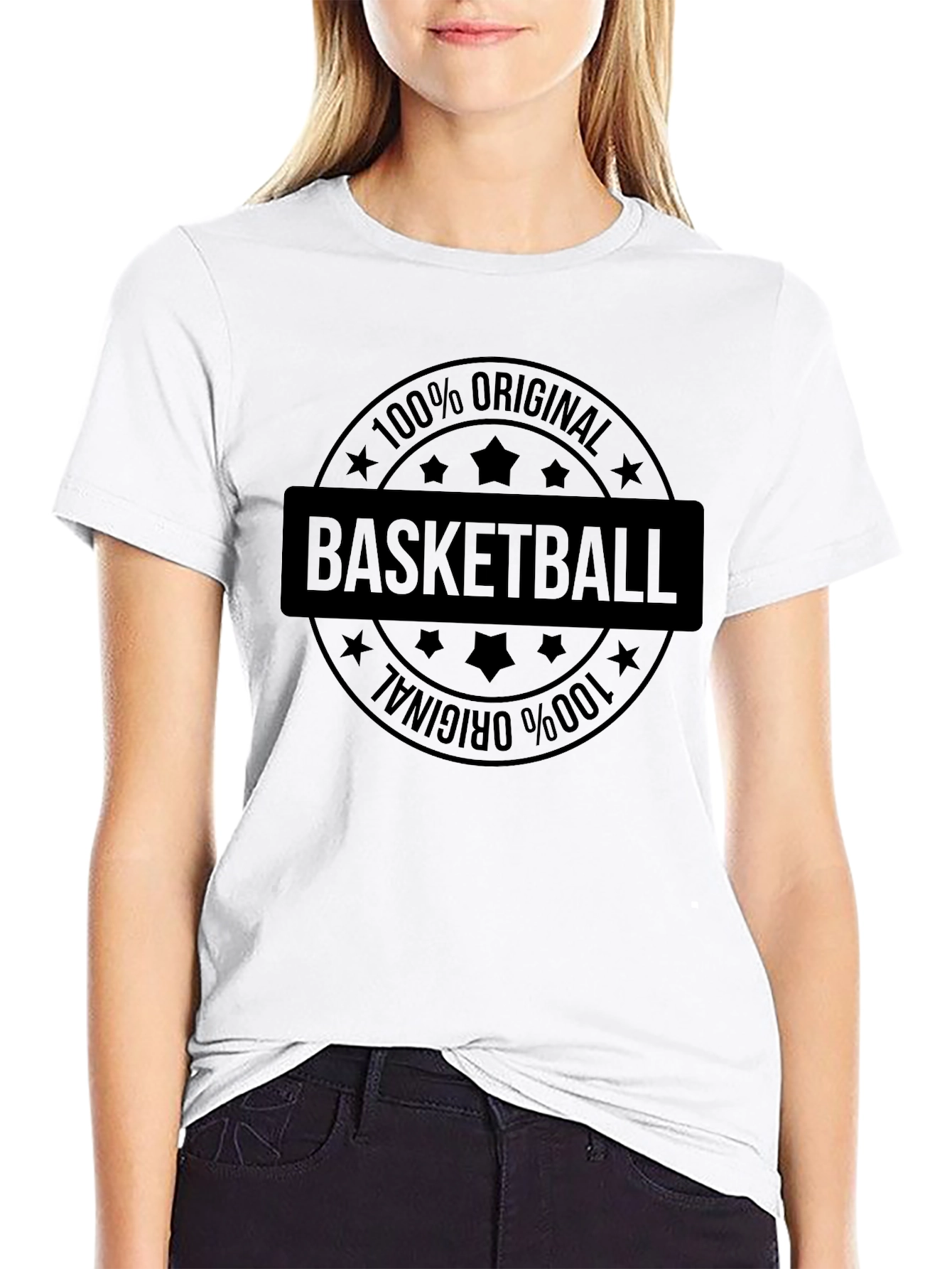 Basketball 100% Original Black Graphic Tee