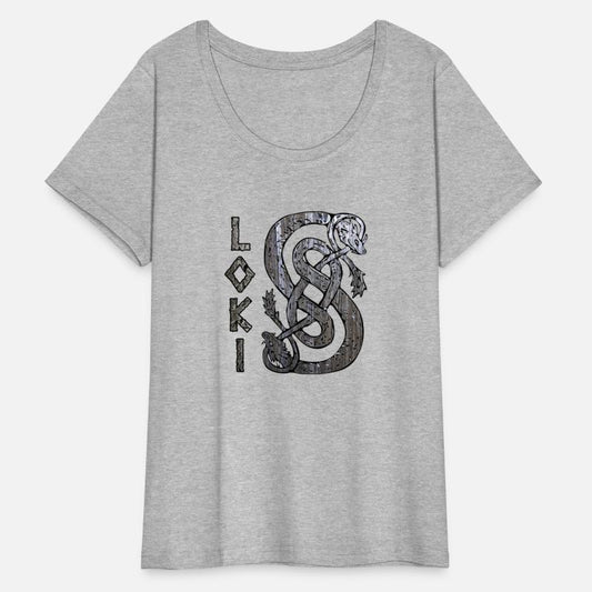 Loki's Symbol The Serpent Tee Thor Mjolnir Valknut