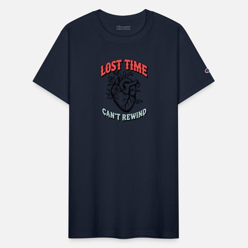 Lost Time Can’t Rewind – Retro Grunge Heart