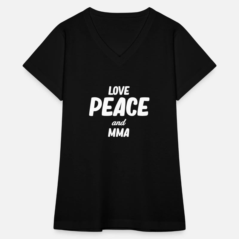 Love Peace And MMA Fighter Taekwondo Karate Muay
