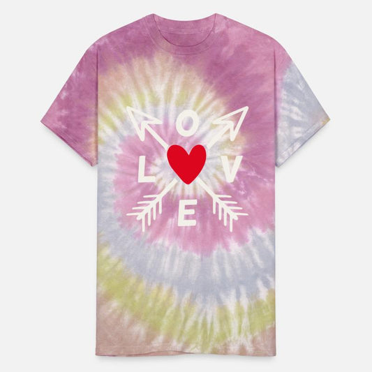 Love With Arrows And Red Heart