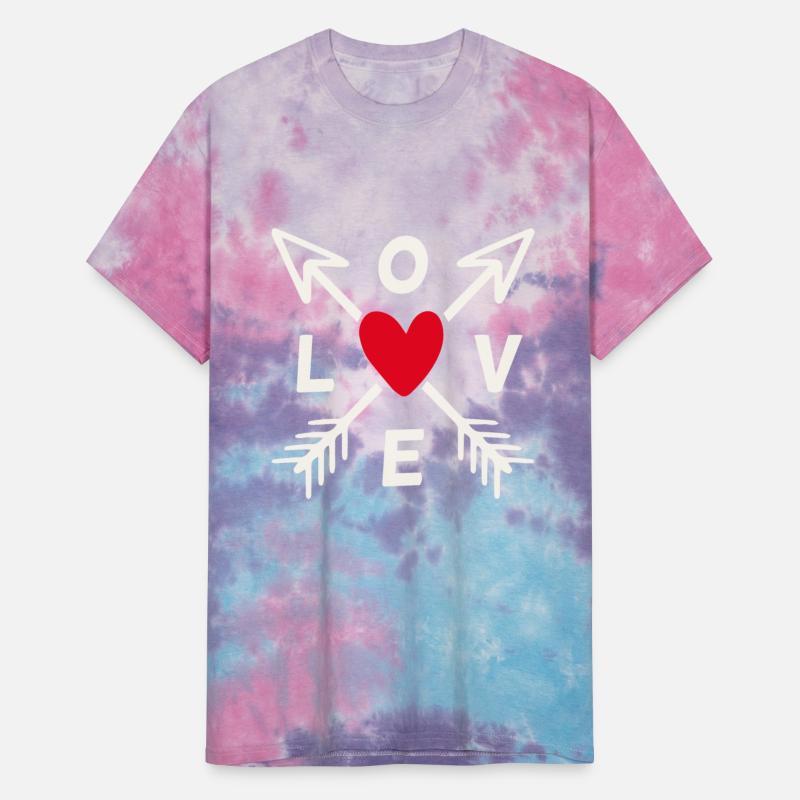 Love With Arrows And Red Heart