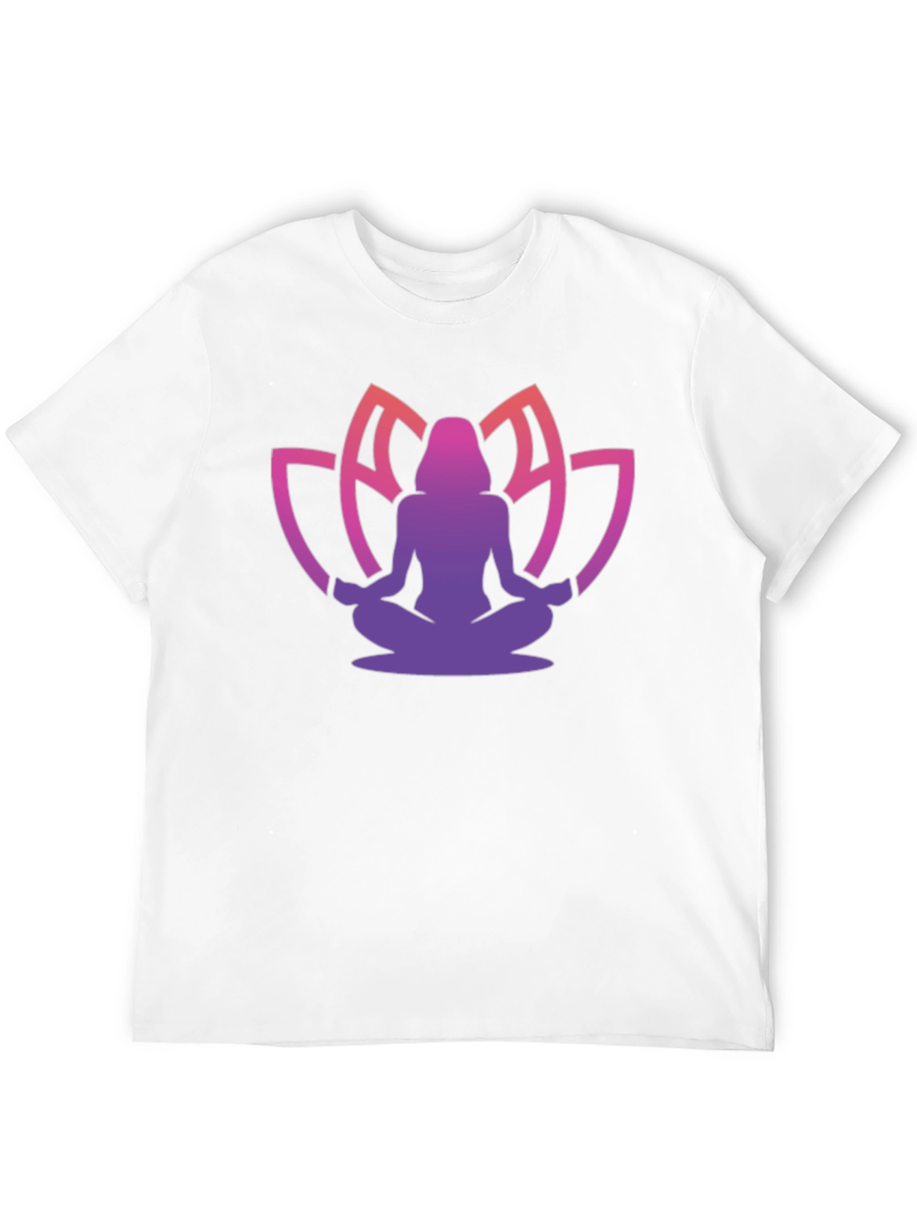 Meditative Lotus T-Shirt - Black