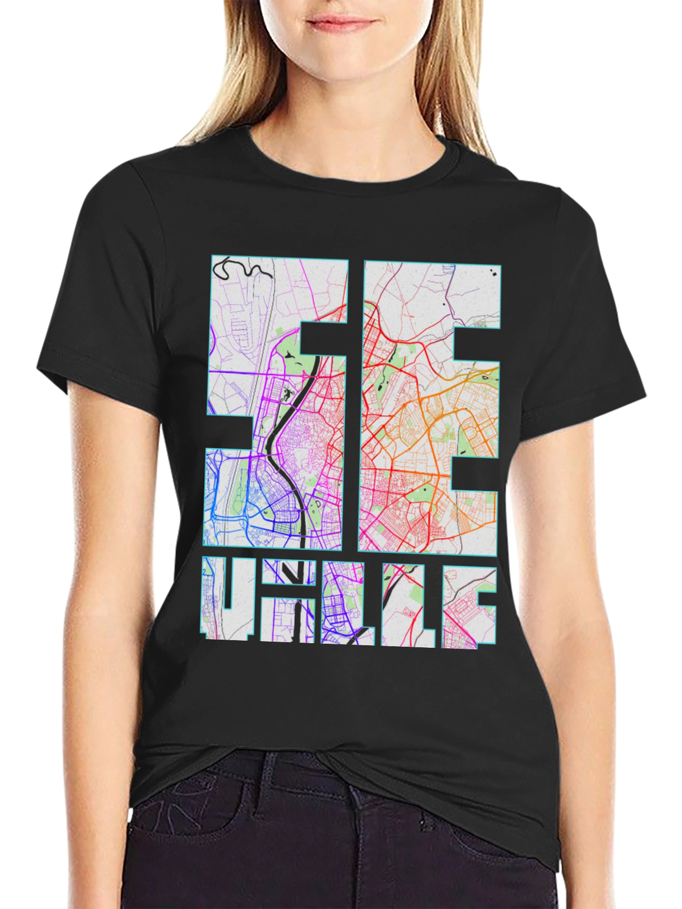 Halle Germany Map T-Shirt - Unique City Souvenir
