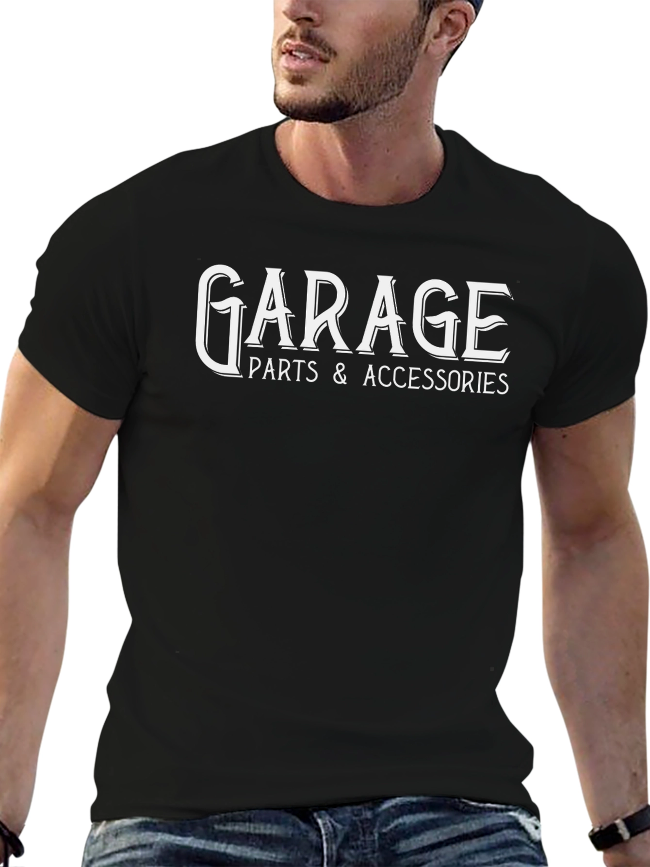 Garage Parts & Accessories Black T-Shirt