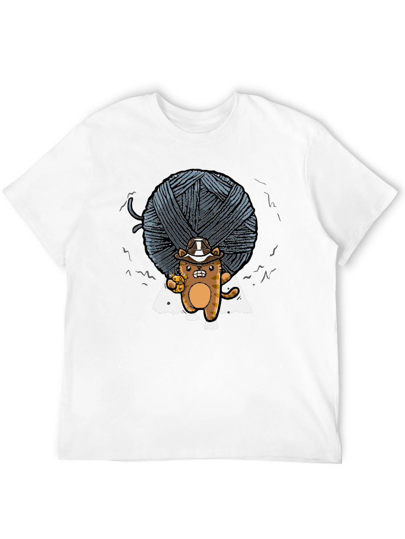 Yarn Ball Cat T-Shirt