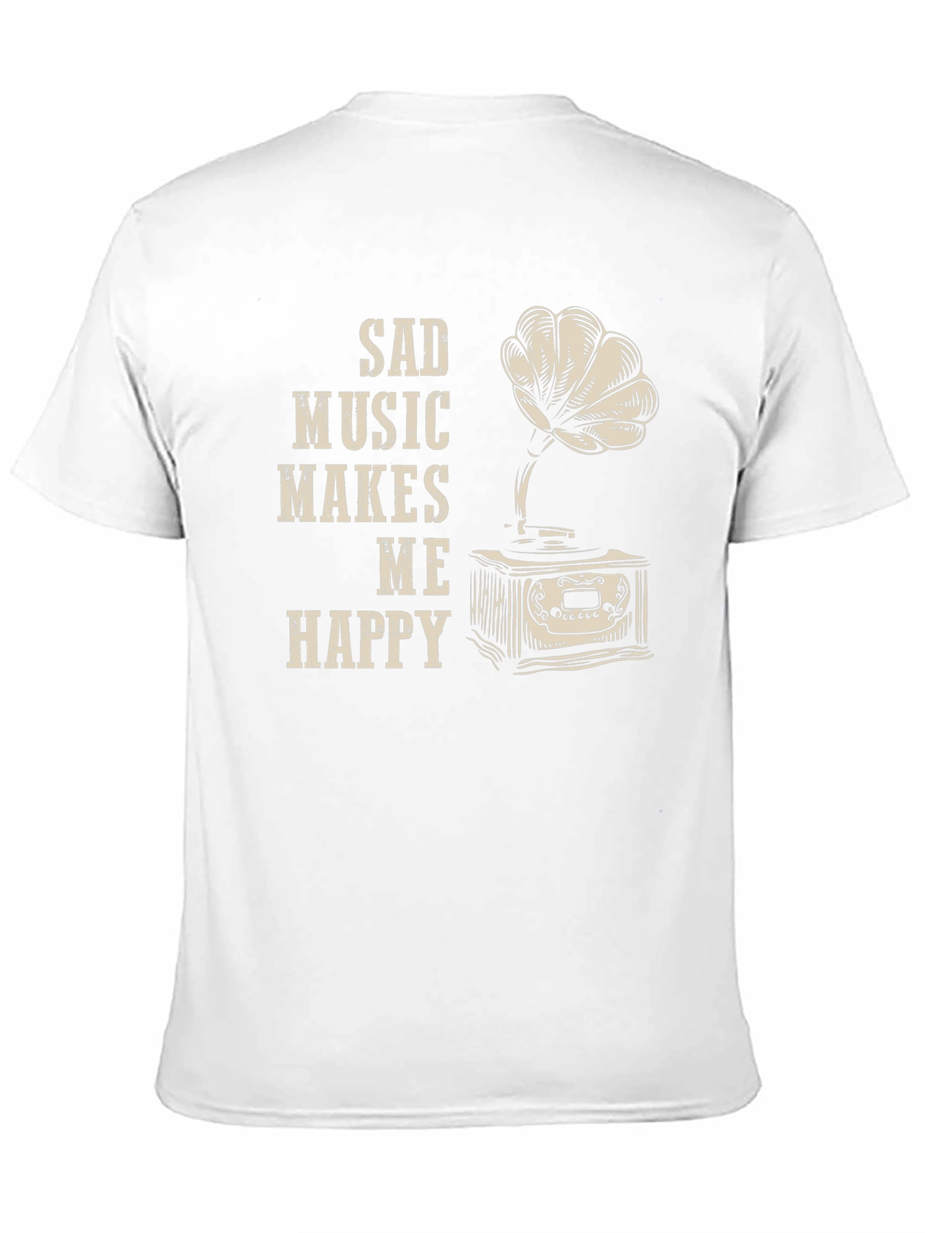 Sad Music Makes Me Happy T-Shirt