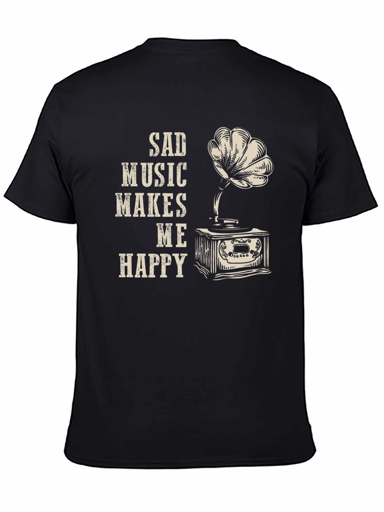 Sad Music Makes Me Happy T-Shirt