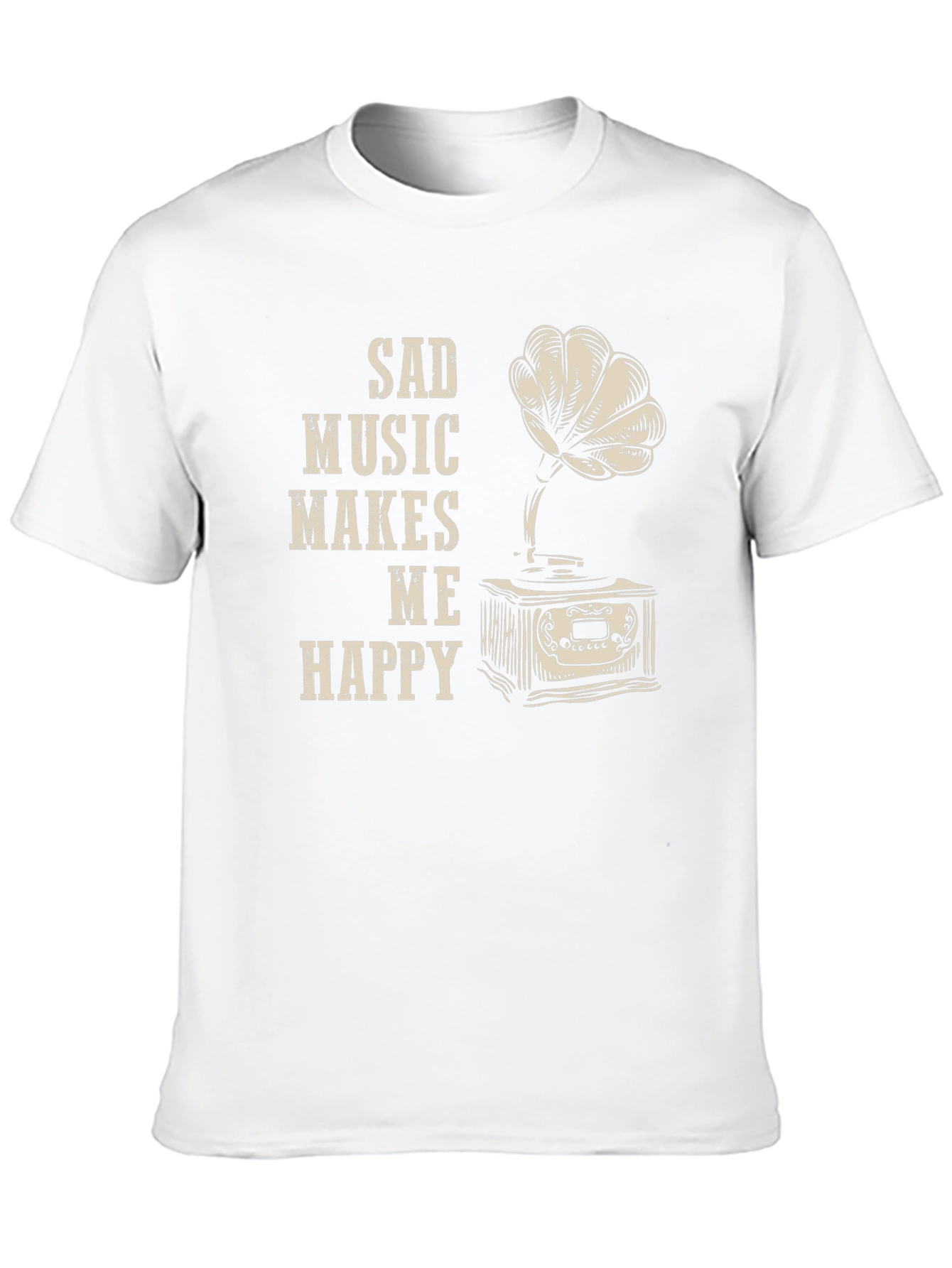 Sad Music Makes Me Happy T-Shirt