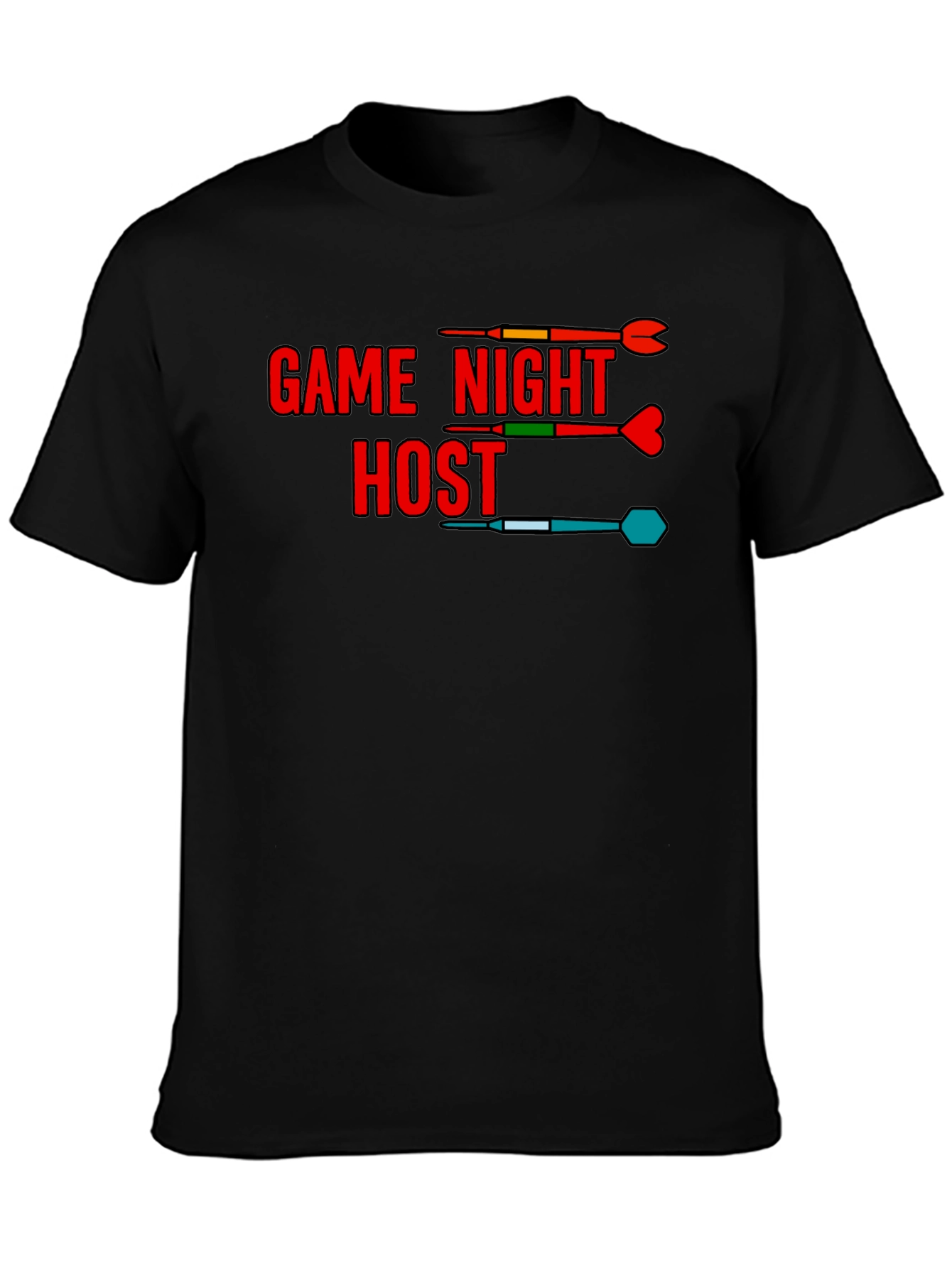 Game Night Host T-Shirt - Dart Theme