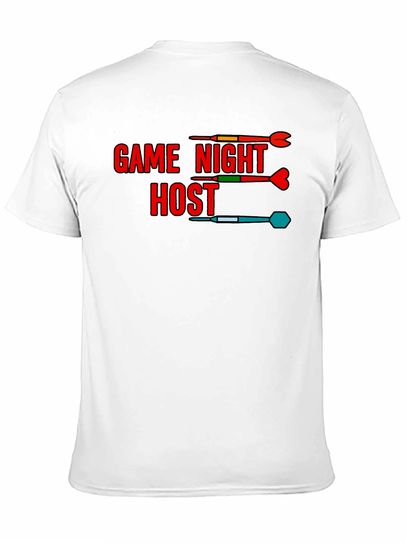Game Night Host T-Shirt - Dart Theme
