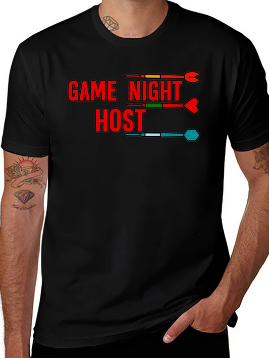 Game Night Host T-Shirt - Dart Theme