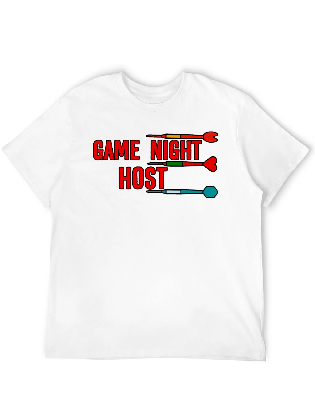 Game Night Host T-Shirt - Dart Theme