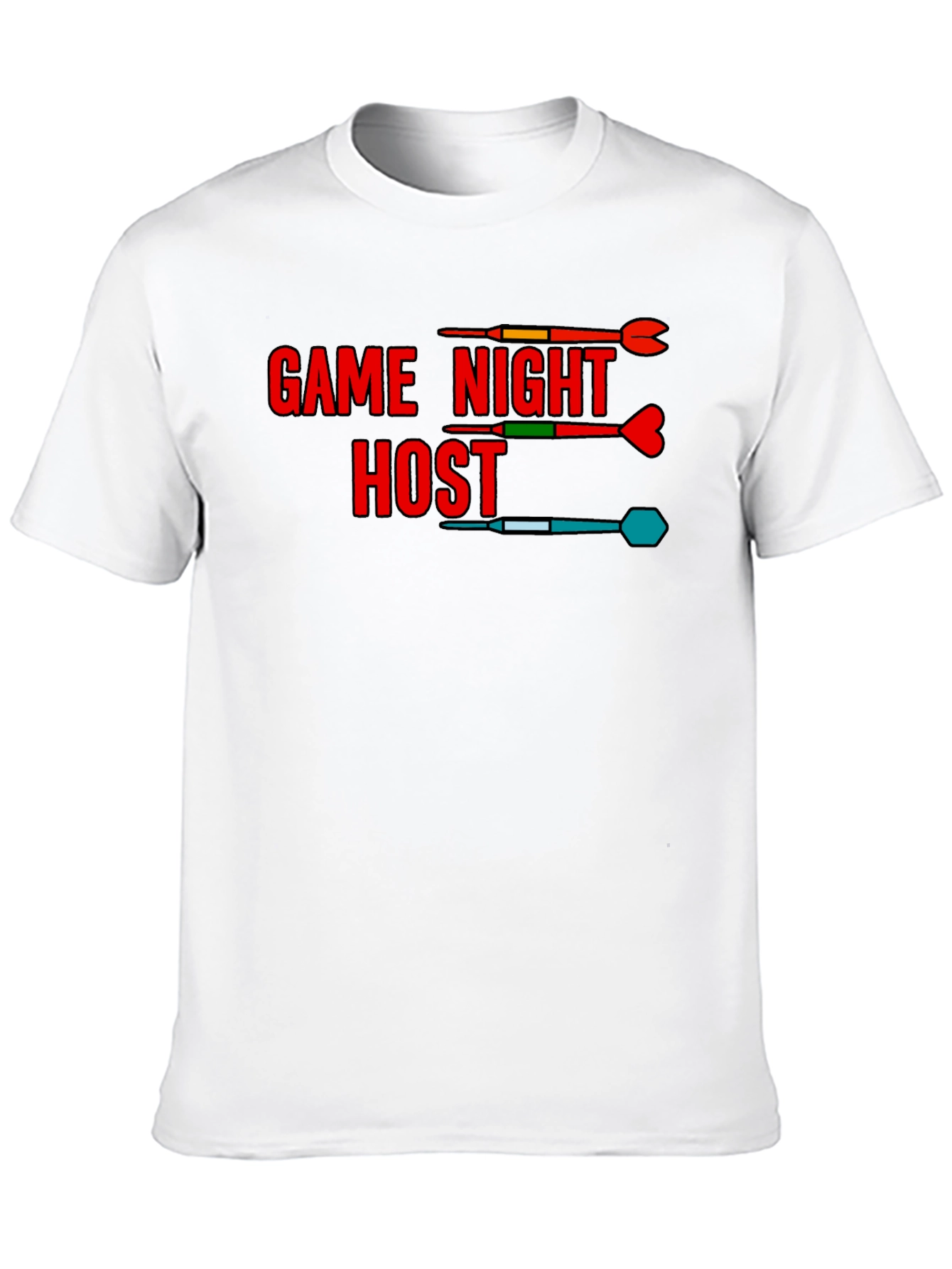 Game Night Host T-Shirt - Dart Theme