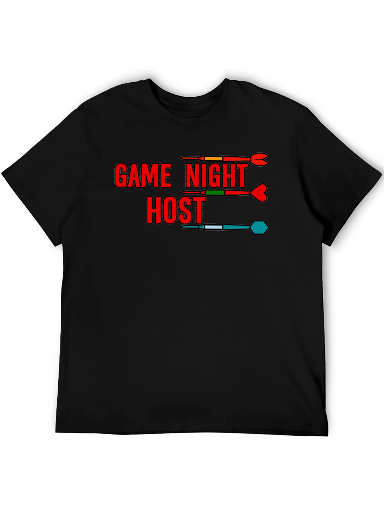 Game Night Host T-Shirt - Dart Theme