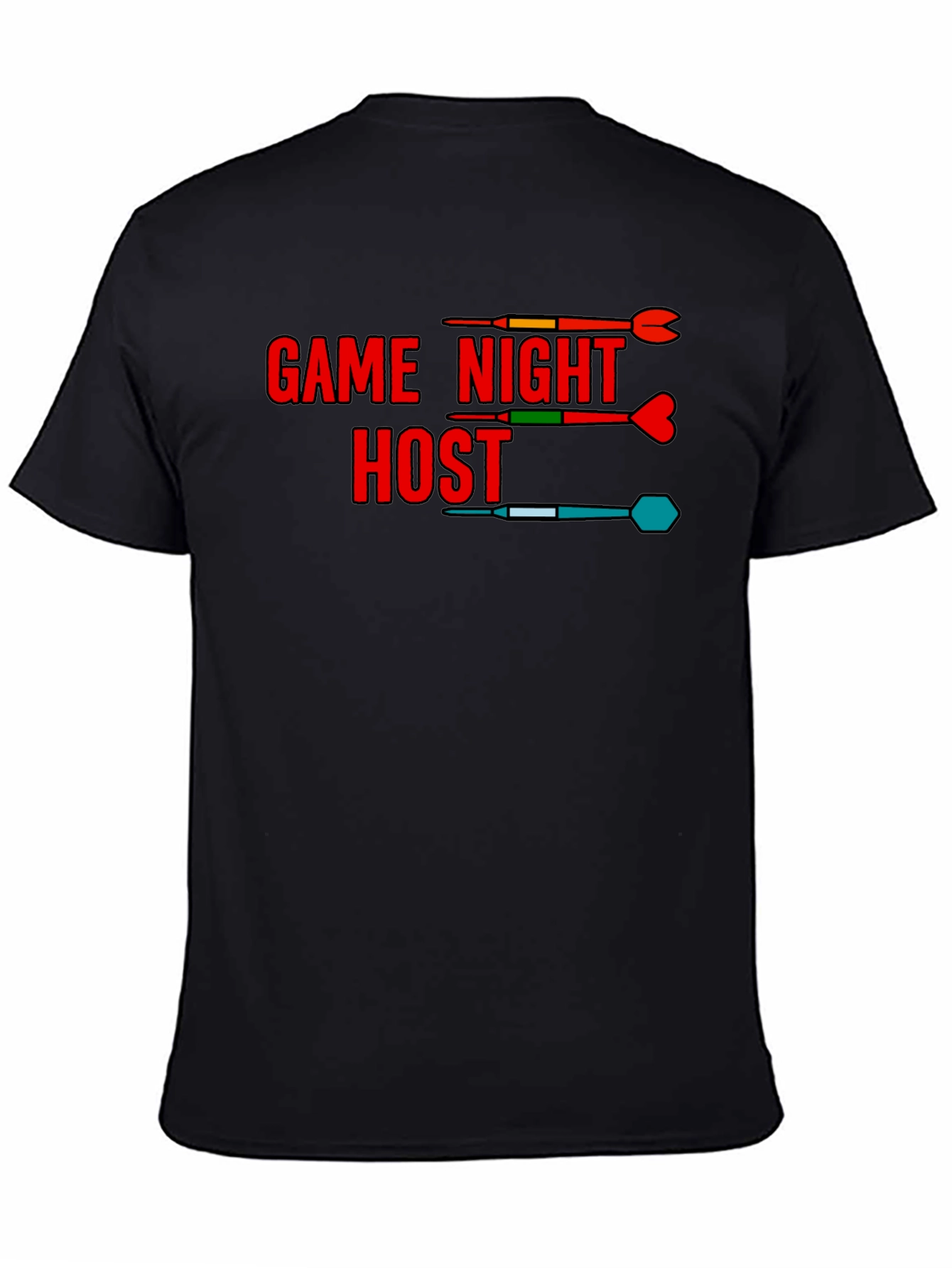 Game Night Host T-Shirt - Dart Theme