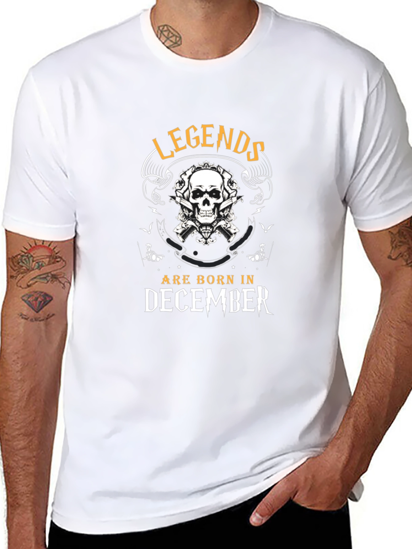 Legends Born in December Graphic T-Shirt