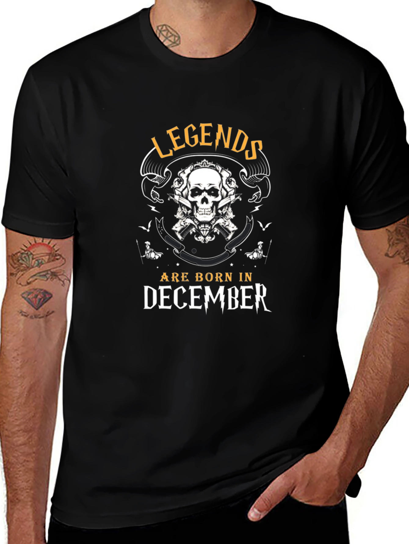 Legends Born in December Graphic T-Shirt