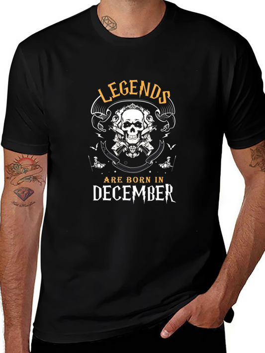 Legends Born in December Graphic T-Shirt