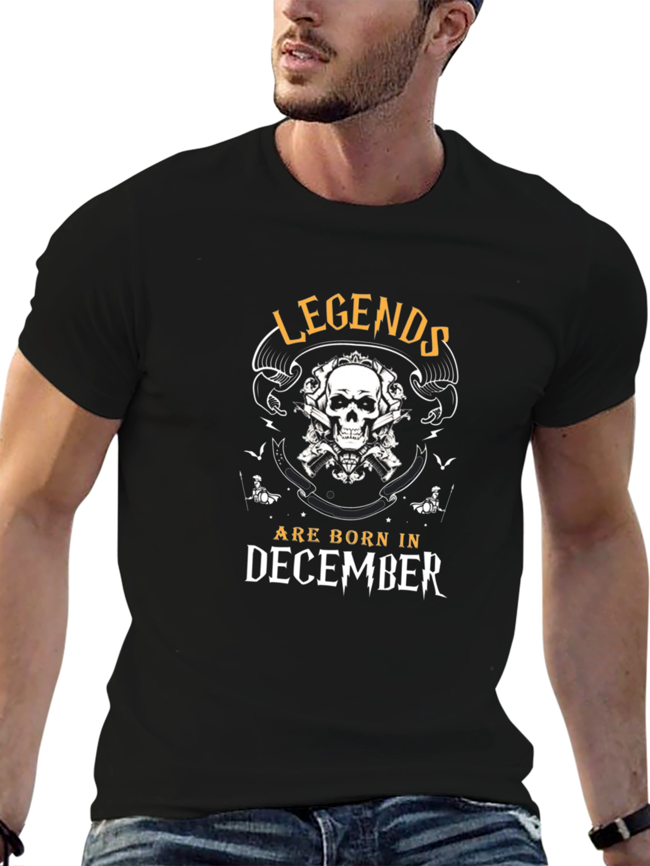 Legends Born in December Graphic T-Shirt
