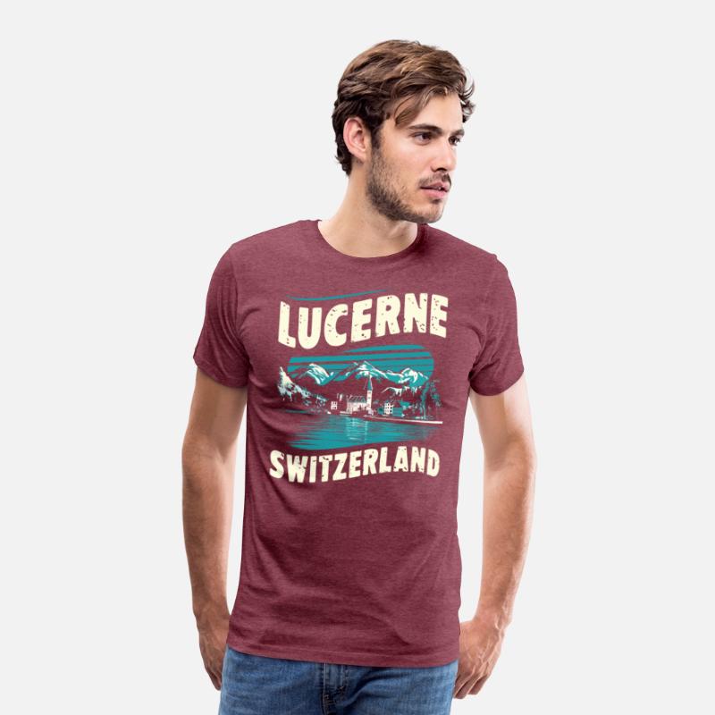 Lucerne Switzerland Souvenir Scenic Mountains