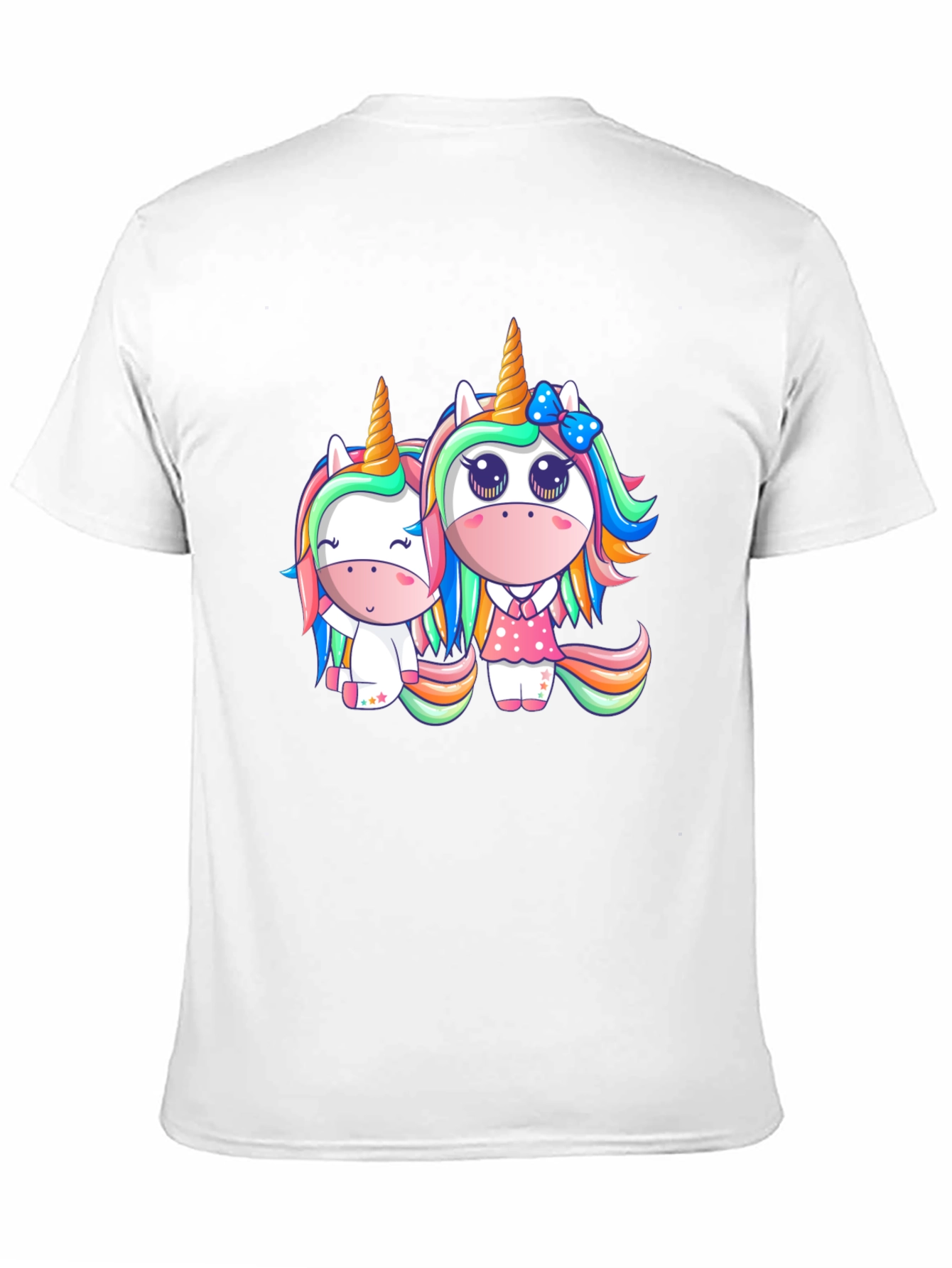Cute Unicorns Black T-Shirt