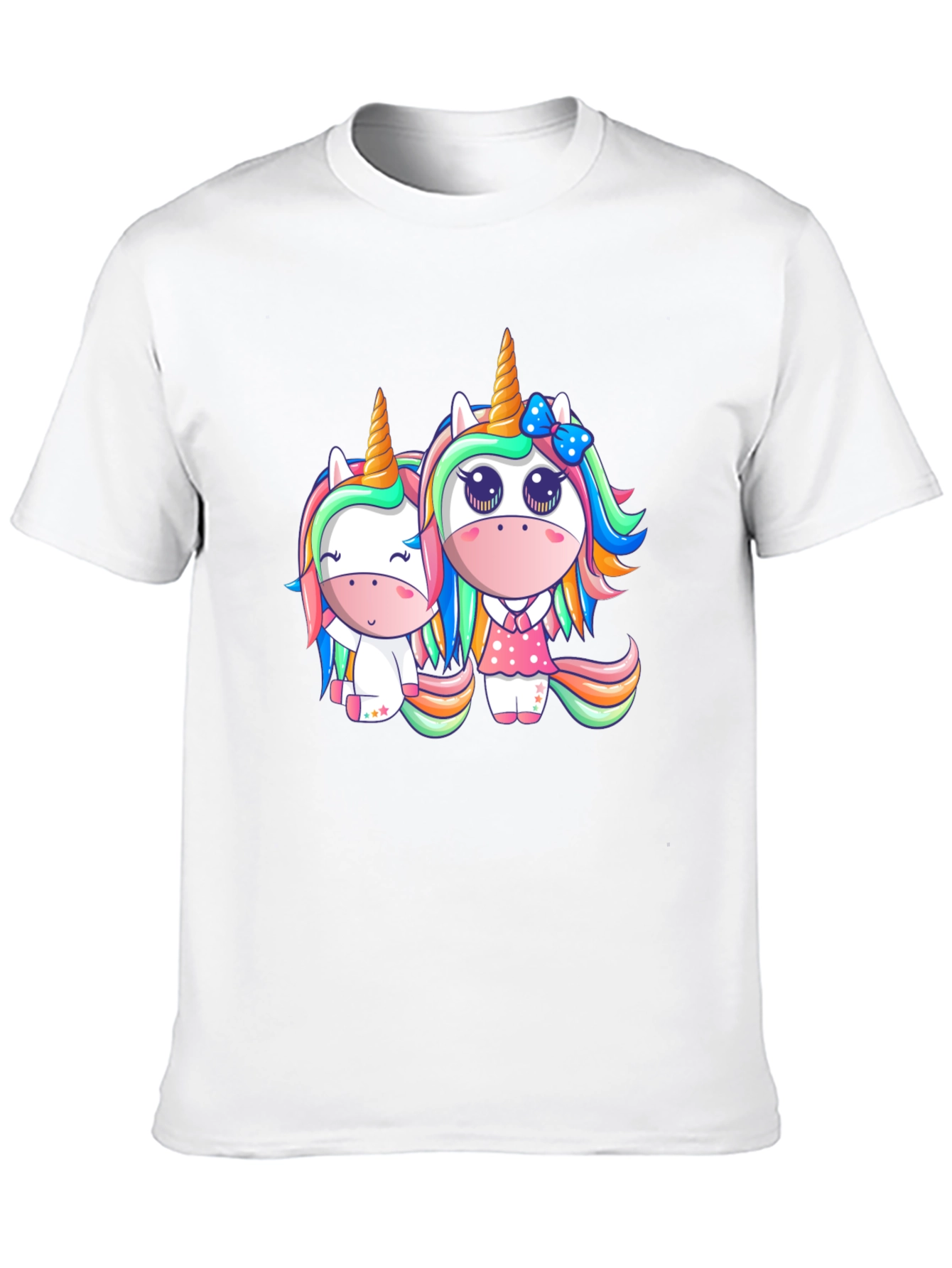 Cute Unicorns Black T-Shirt