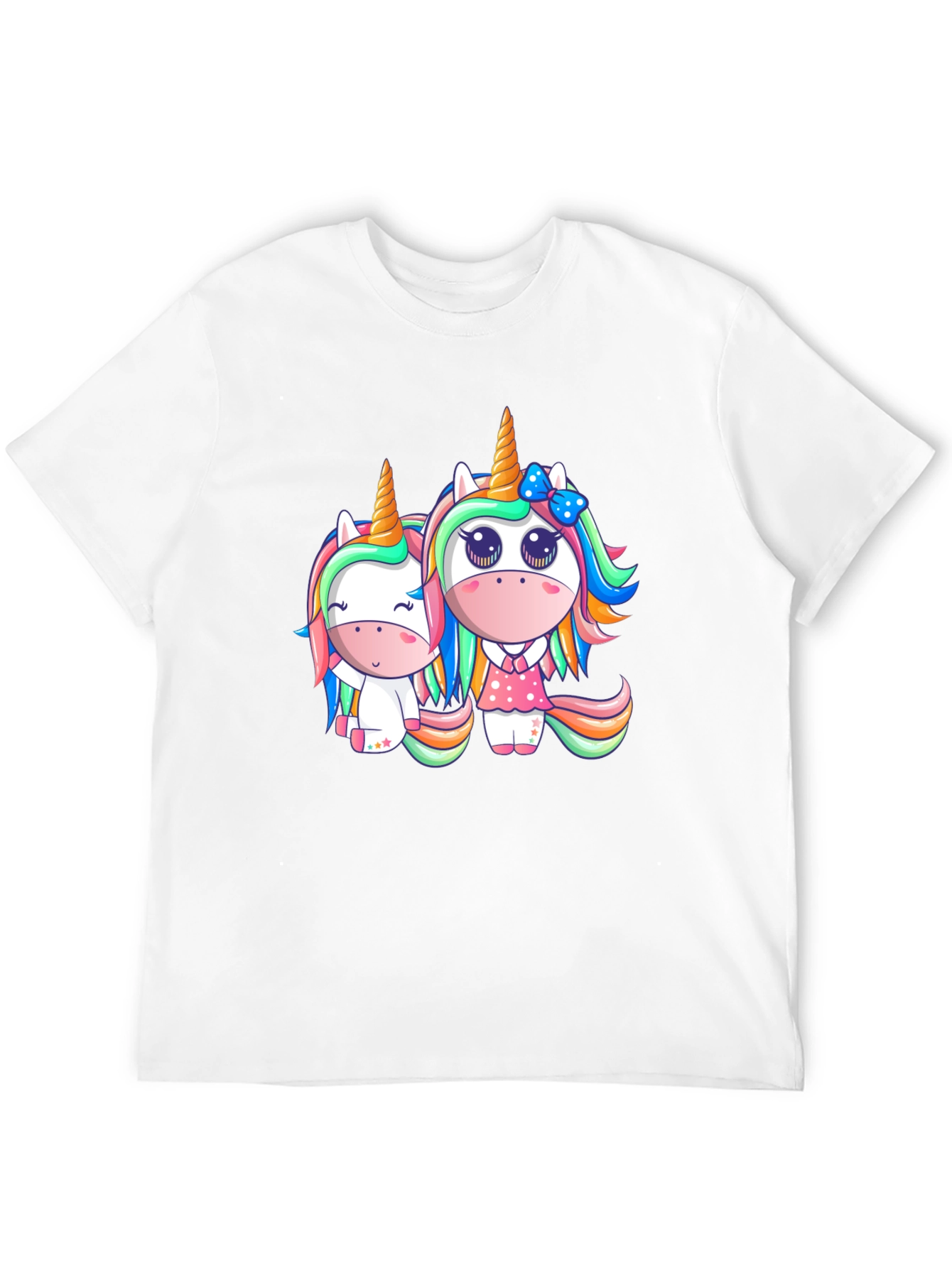 Cute Unicorns Black T-Shirt