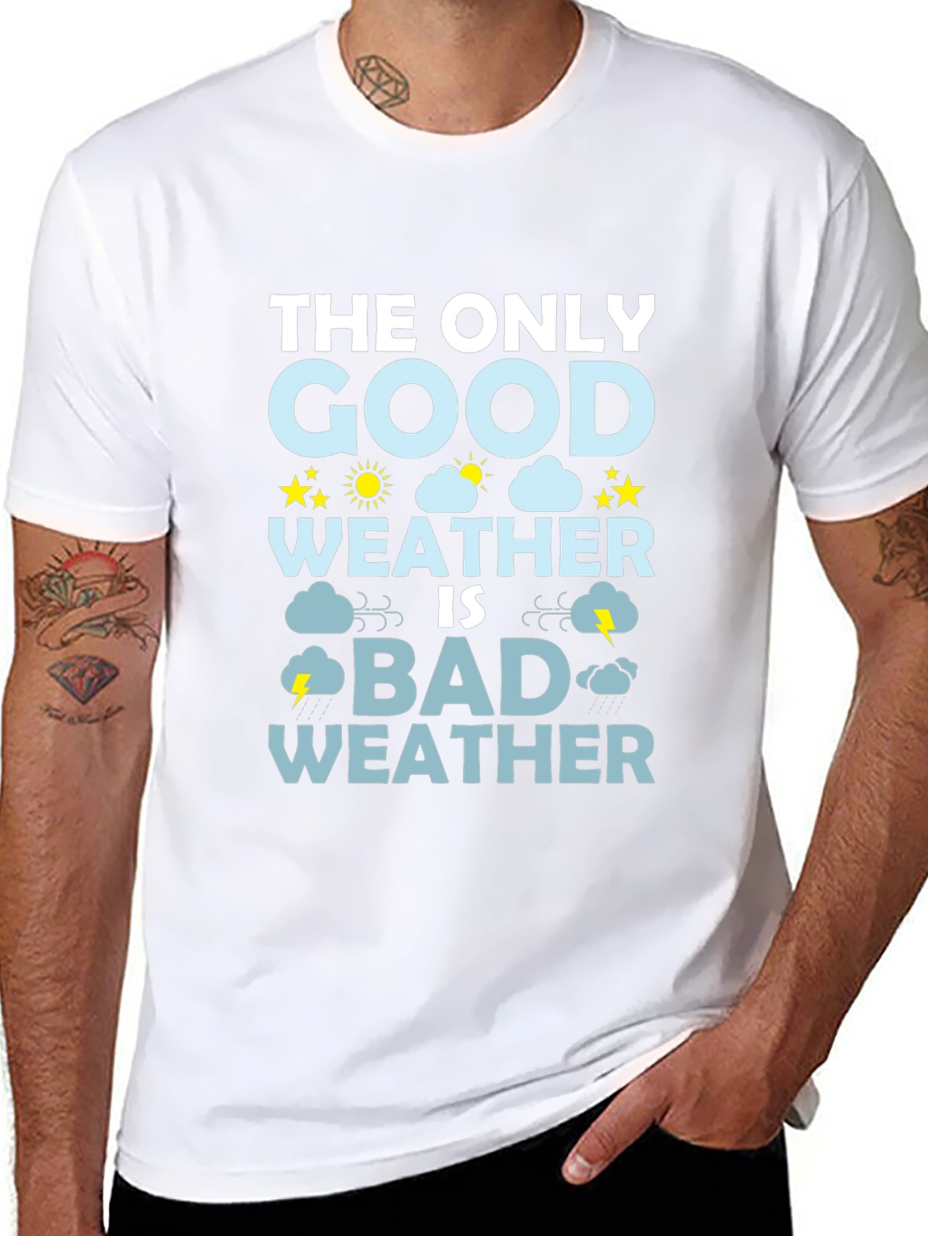 Bad Weather T-Shirt - Funny Weather Graphic Tee
