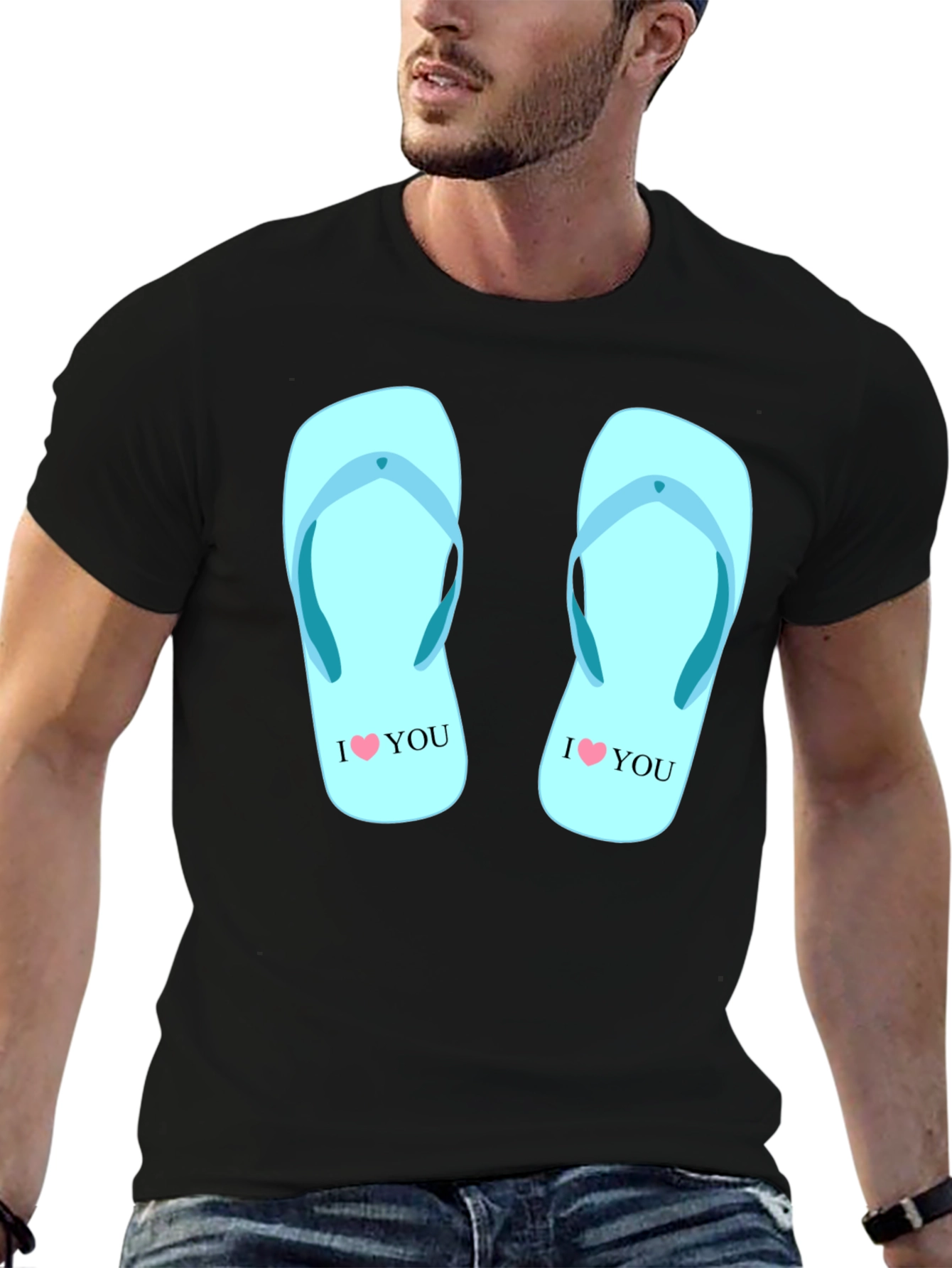I Heart You Flip Flops Tee