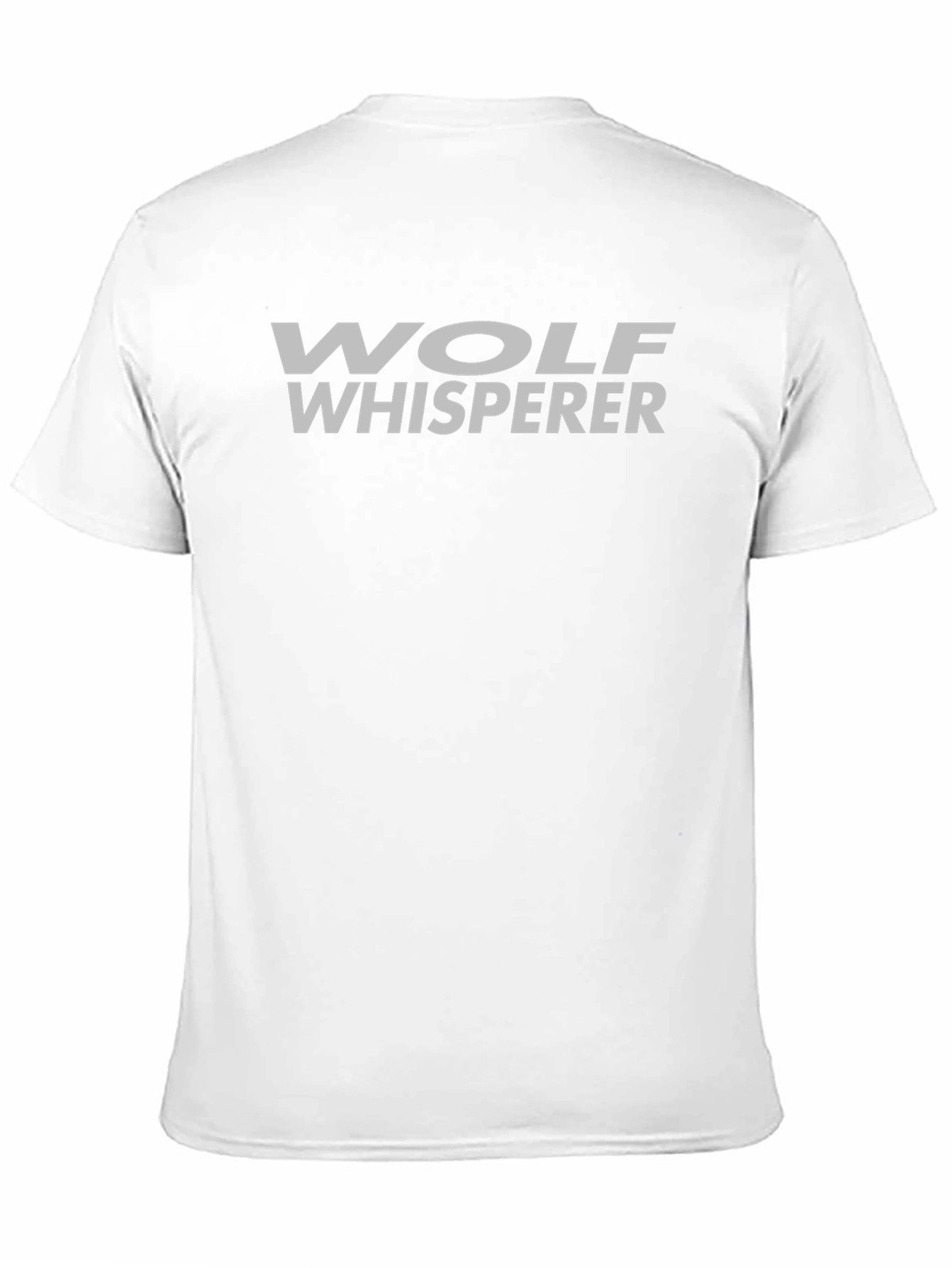 Wolf Whisperer Graphic Tee - Black Cotton Blend Shirt