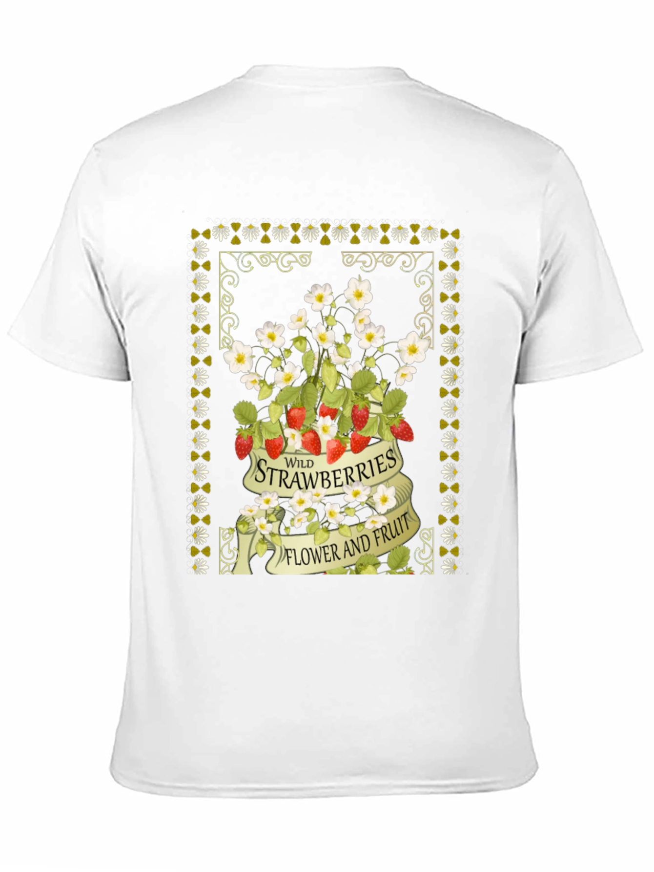 Wild Strawberries Graphic Print Tee