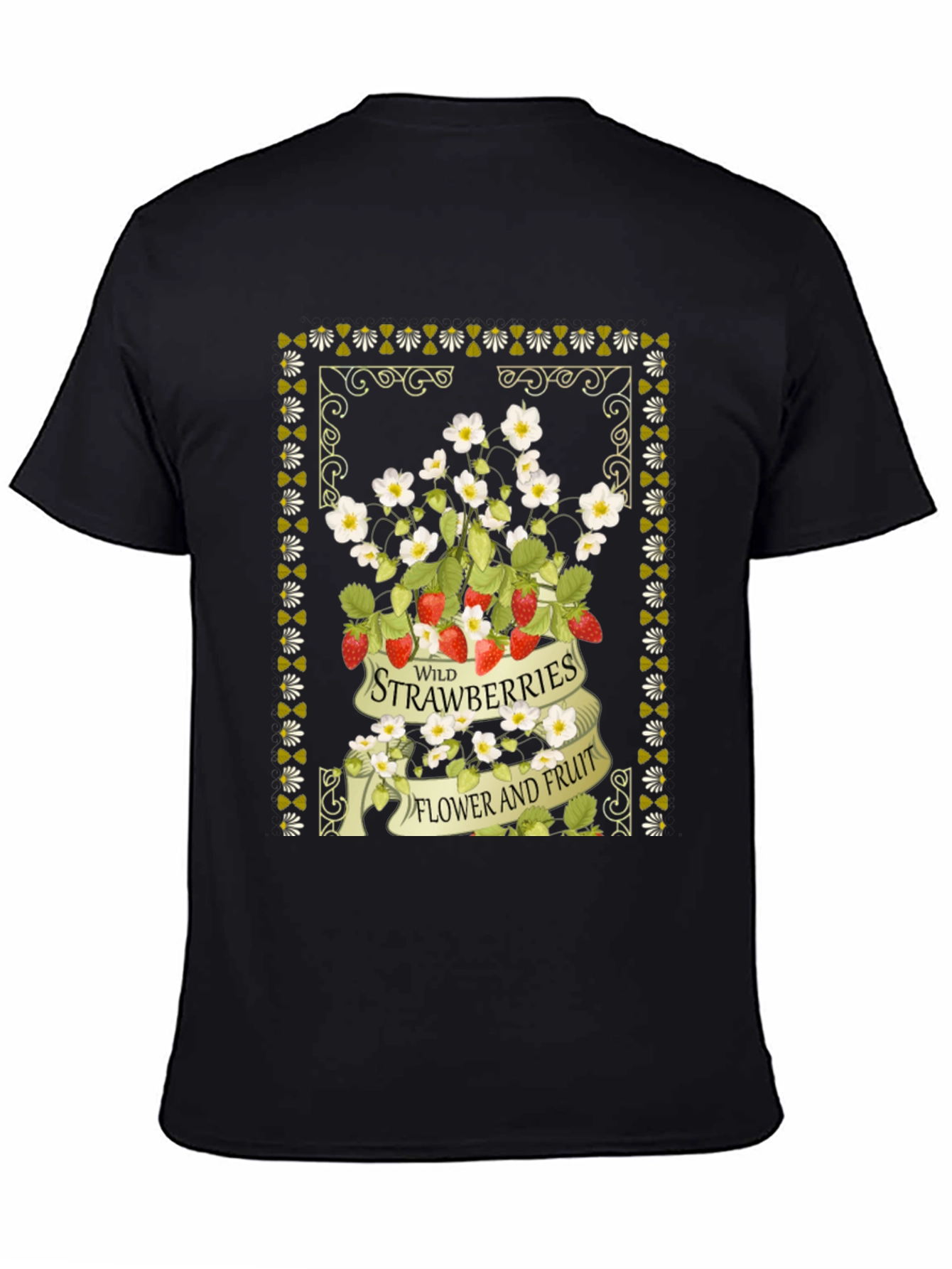 Wild Strawberries Graphic Print Tee