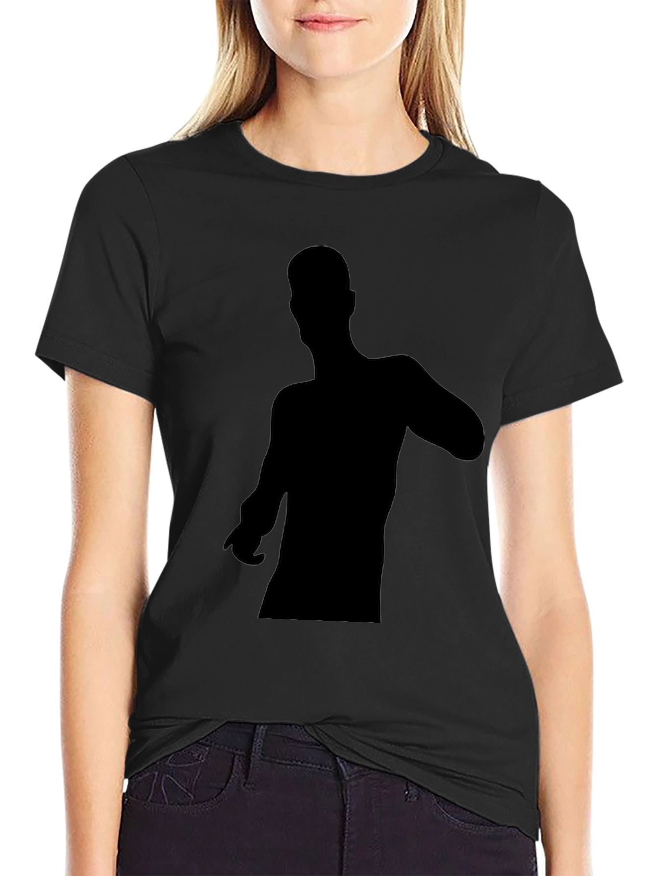 Silhouette Graphic T-Shirt - Mens Black Tee