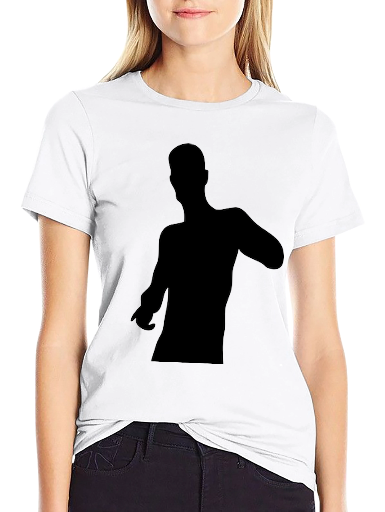 Silhouette Graphic T-Shirt - Mens Black Tee