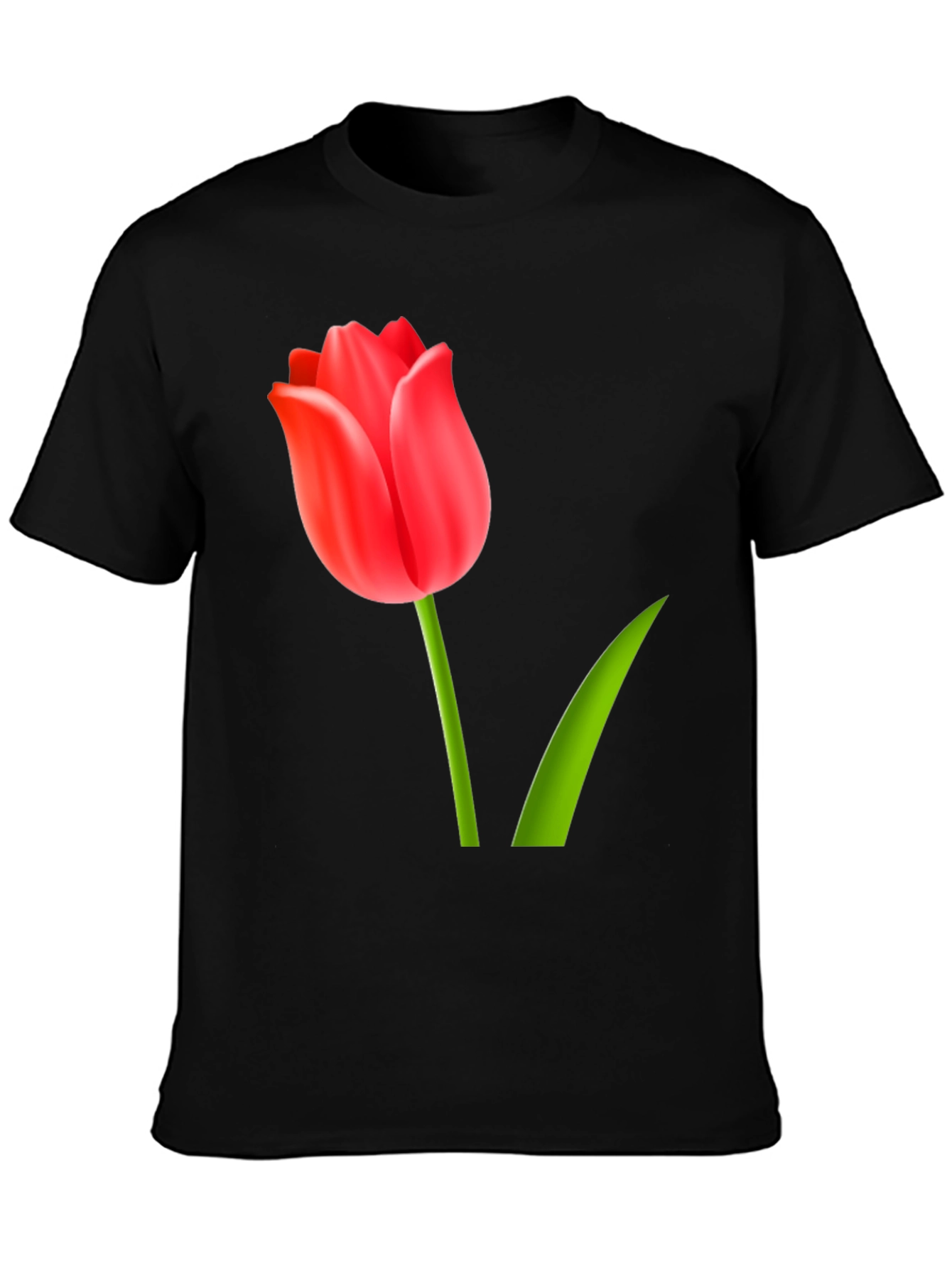 Tulip Graphic Tee - Stylish Floral T-Shirt