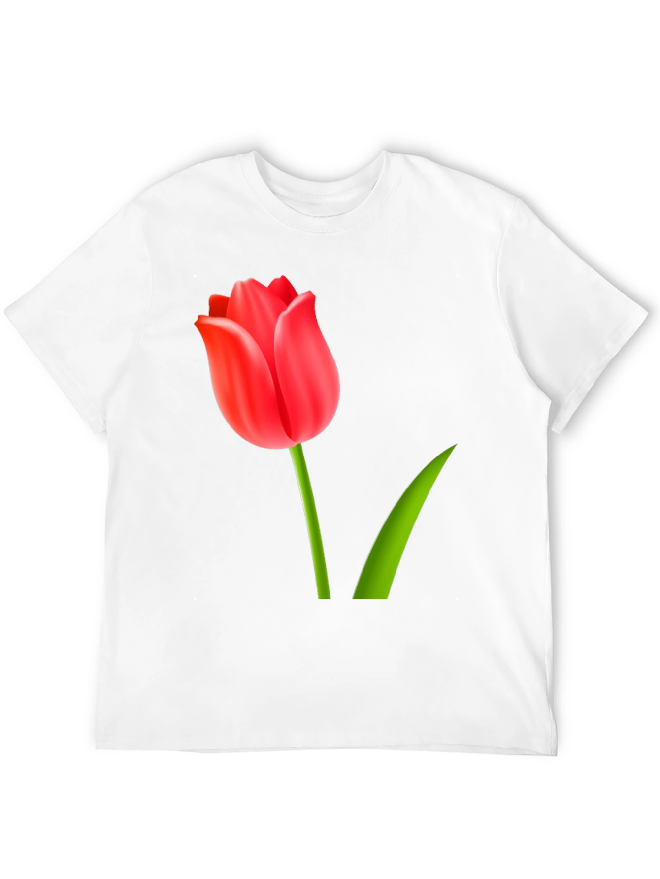Tulip Graphic Tee - Stylish Floral T-Shirt