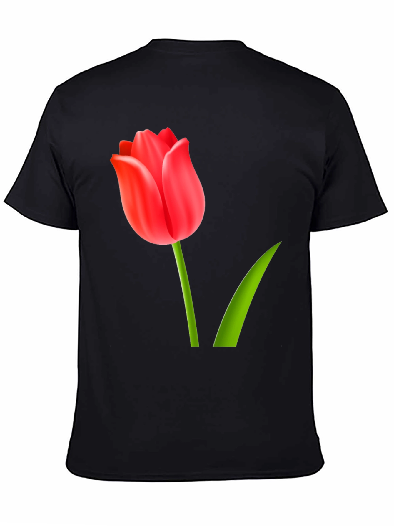 Tulip Graphic Tee - Stylish Floral T-Shirt